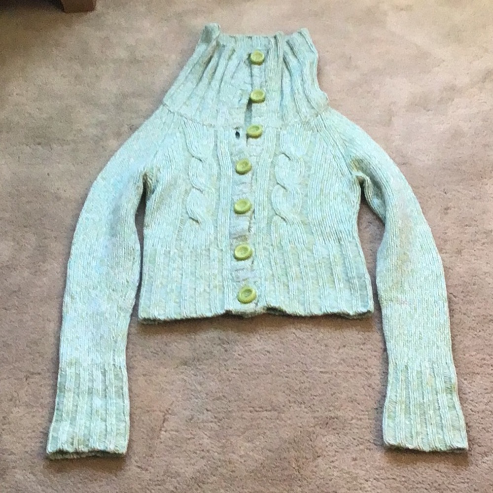 Vintage FREE PEOPLE CABLE KNIT SWEATER